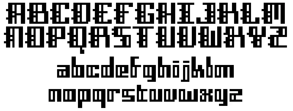 Dubstep Blackletter font Örnekler