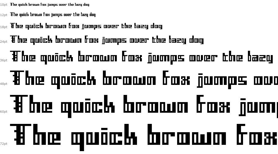Dubstep Blackletter font Waterfall