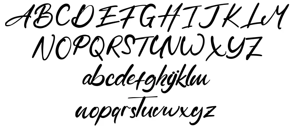 Duchess Hortons schriftart