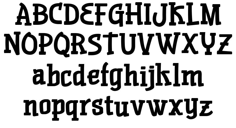 Duckie Sans font specimens