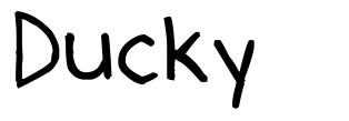 Ducky шрифт
