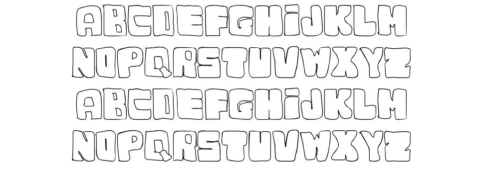 Dudufont 字形 标本