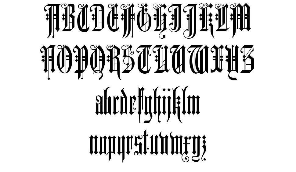 Duerer Gotisch font specimens