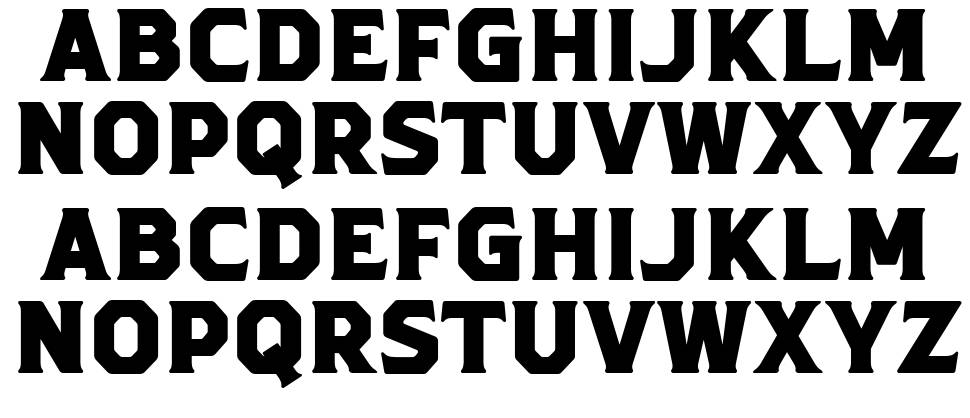 Duhline Serif font specimens