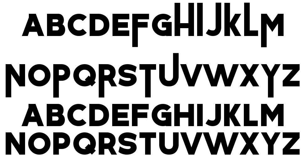 Dulkanyca font specimens