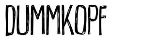Dummkopf 字形