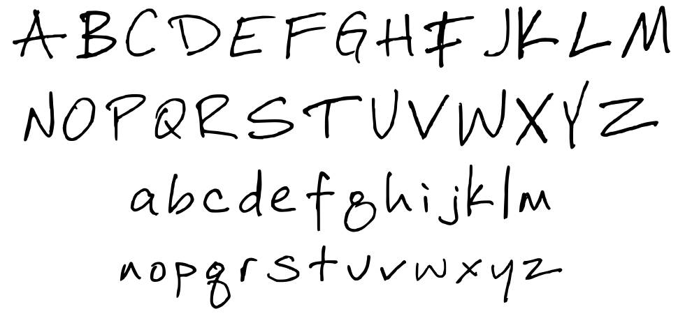 Duncans Hand 字形 标本