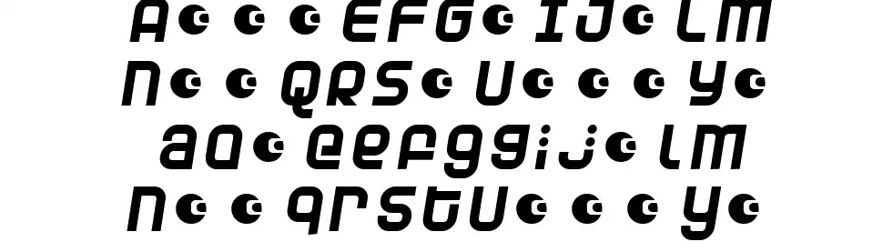 Dunebug font specimens