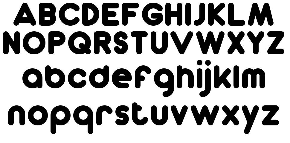 Dunkin Sans 字形 标本