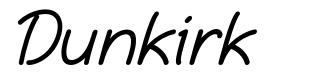 Dunkirk шрифт