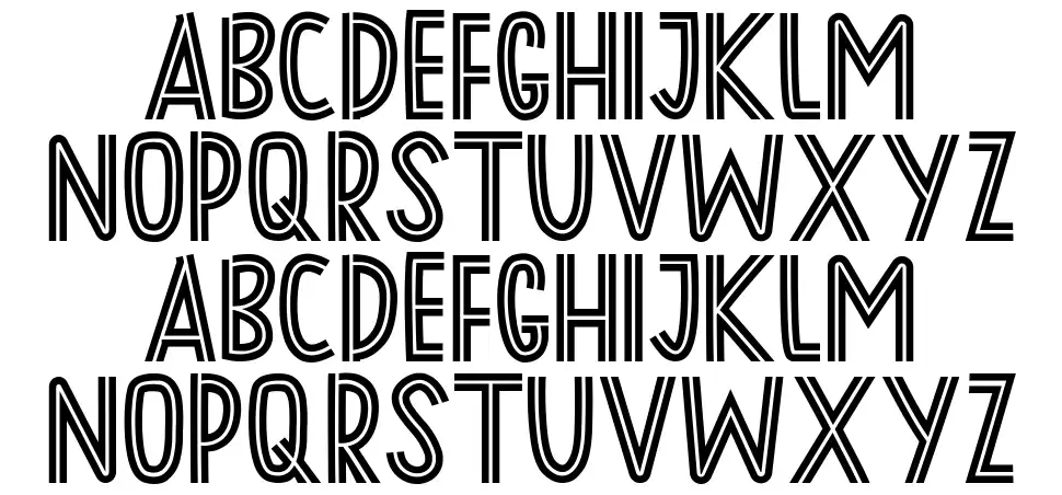 Duoline Font By Share Font Fontriver