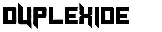 Duplexide 字形