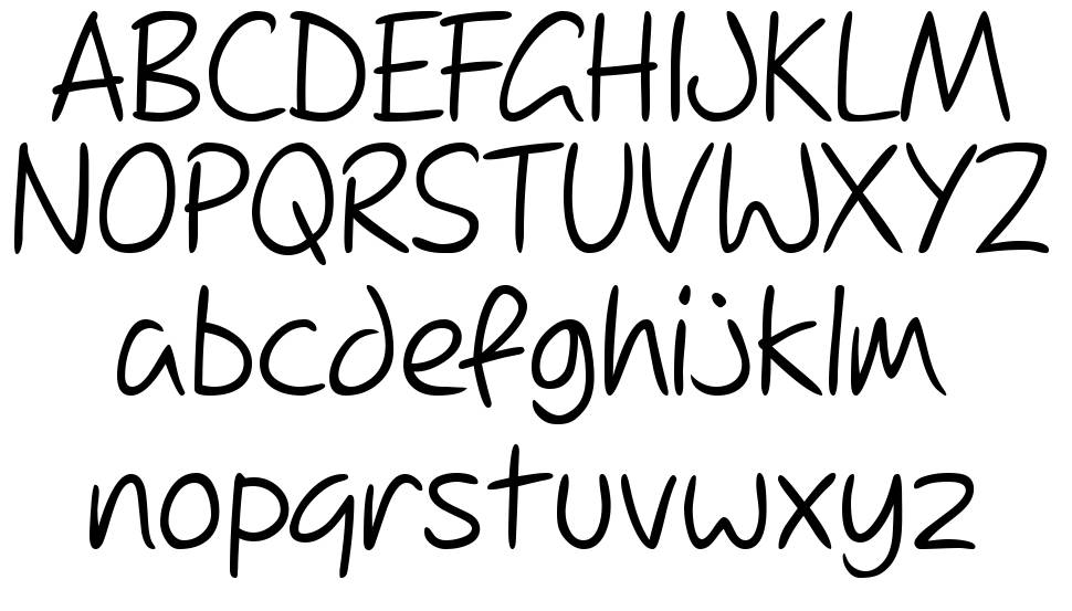 Dupree font Örnekler