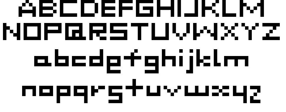 DustDot font specimens