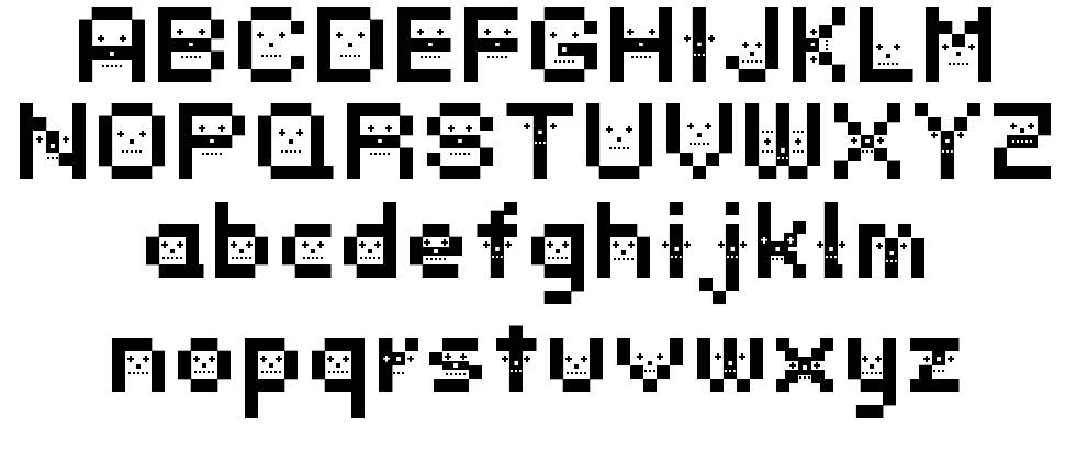 DustDotman font Örnekler