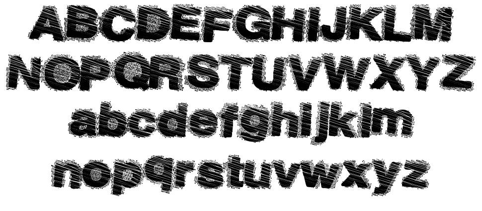 Dusty Salmon font specimens