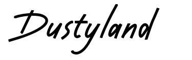 Dustyland písmo