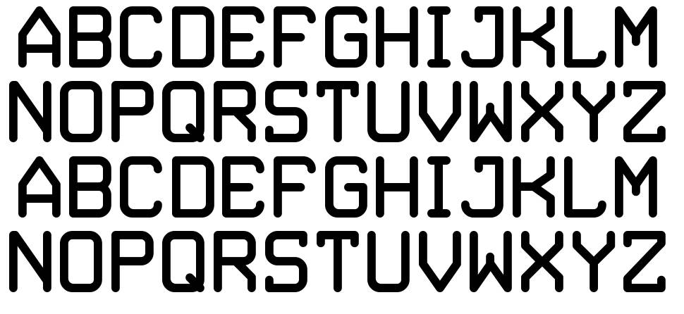 Dylova5tuff font specimens