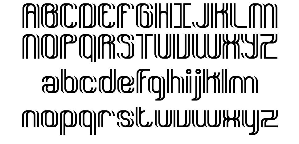 Dyphusion BRK font specimens