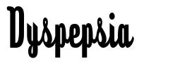 Dyspepsia шрифт