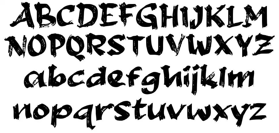 e Egima font specimens