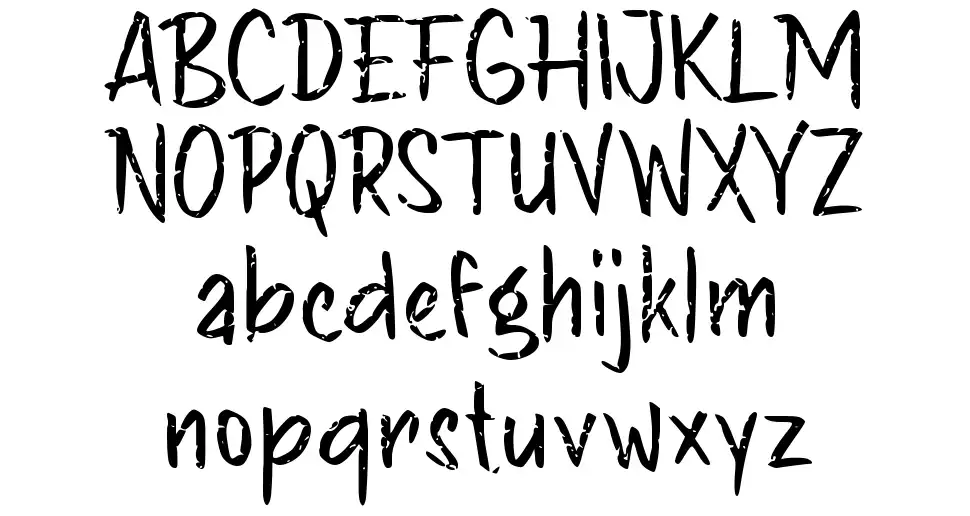 e Egocentric font specimens