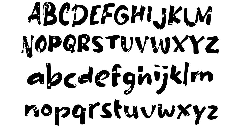 e Emulsi font Örnekler