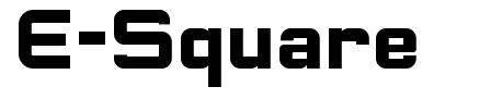 E-Square font