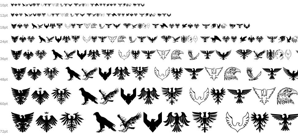 Eagle font Şelale