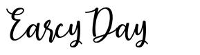 Earcy Day font