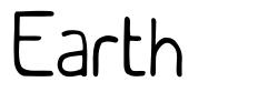 Earth шрифт
