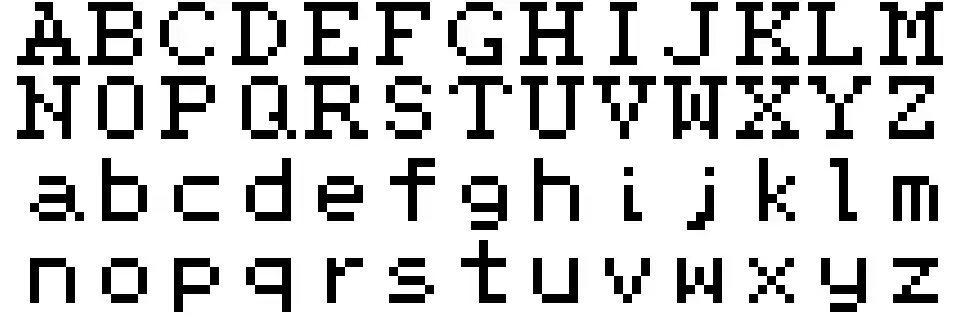 Earthbound Beginningsfont specimens