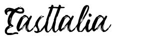 Easttalia шрифт