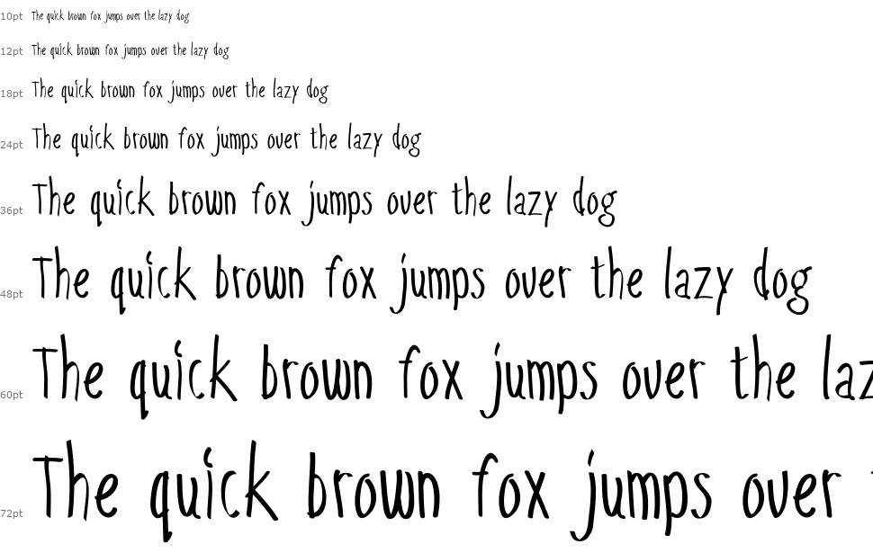 Easy Going font Waterfall