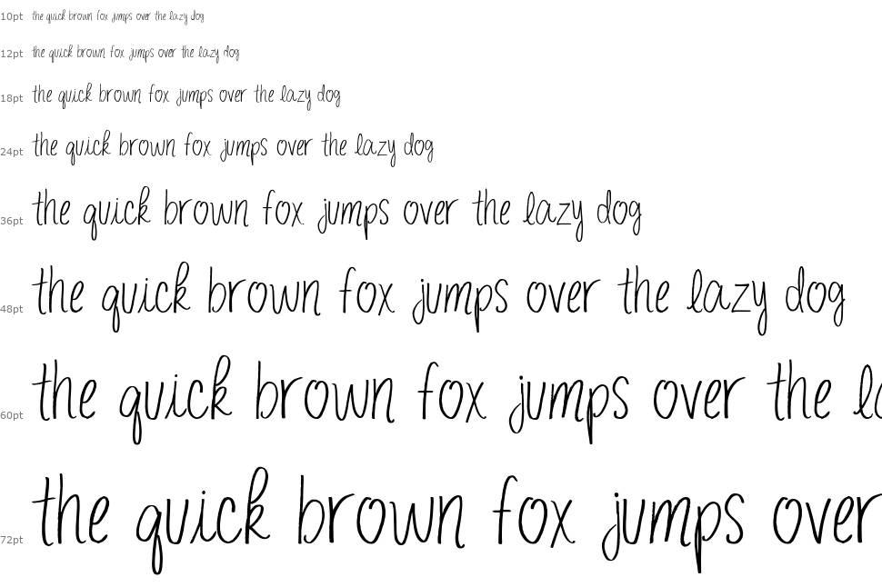 Easy Morning font Waterfall
