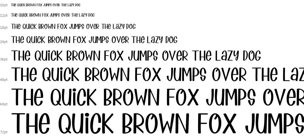 Easy Peasy font Waterfall