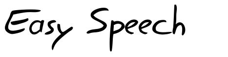 Easy Speech fuente