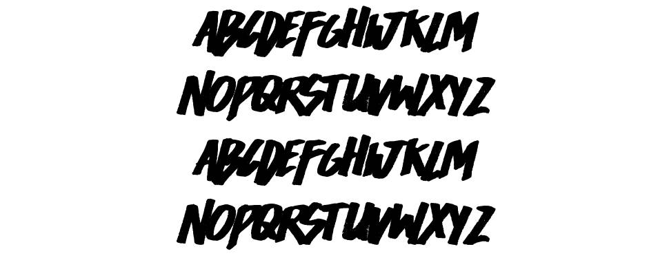 Easycore font specimens