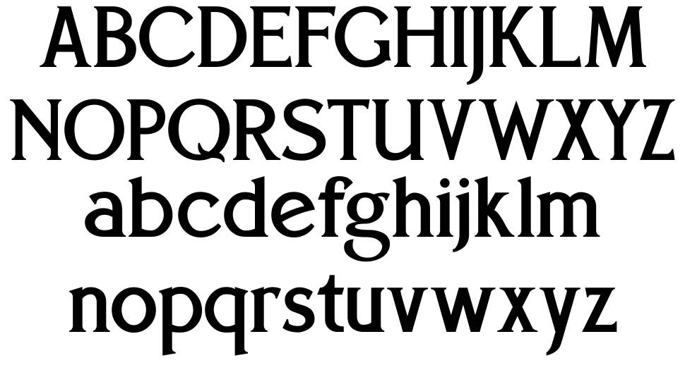 Eboracum font Örnekler