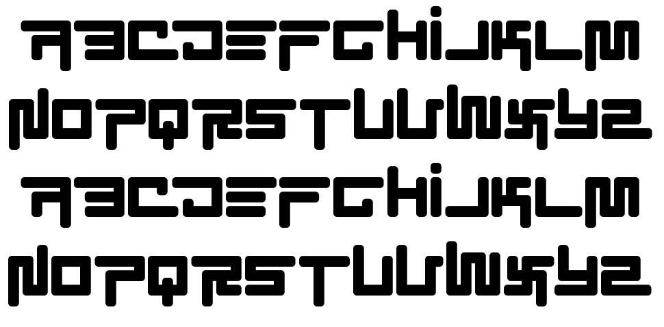 EC SimpliCity 字形 标本