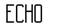 Echo font