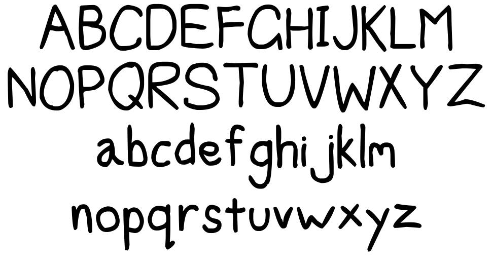 Edd's Font písmo Exempláře