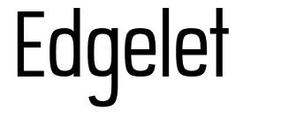 Edgelet шрифт