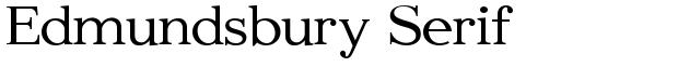 Edmundsbury Serif