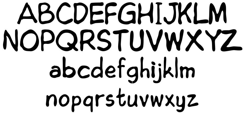 Edoms Handwritting font specimens