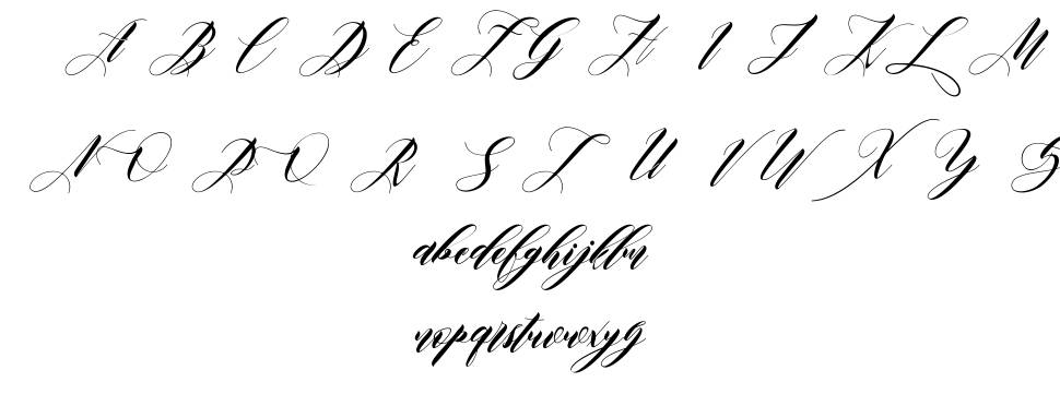 Edore 字形 标本