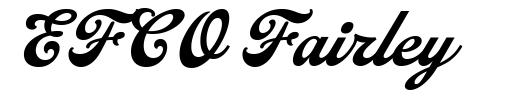 EFCO Fairley font
