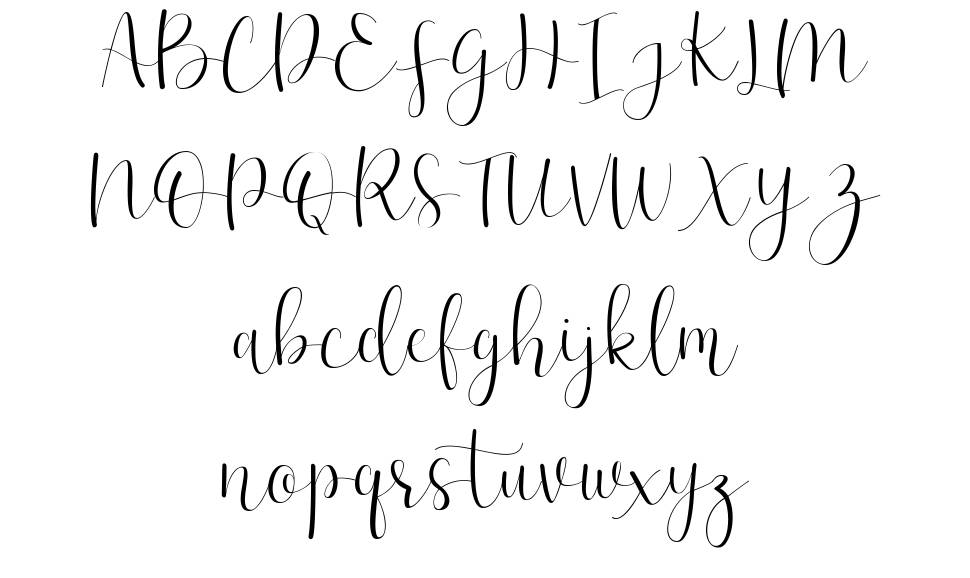 Effort font Örnekler