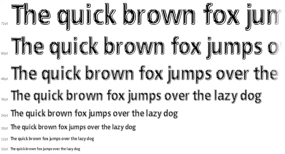 EFN Black Chromefont waterfall
