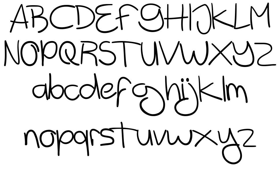 Egmont font Örnekler